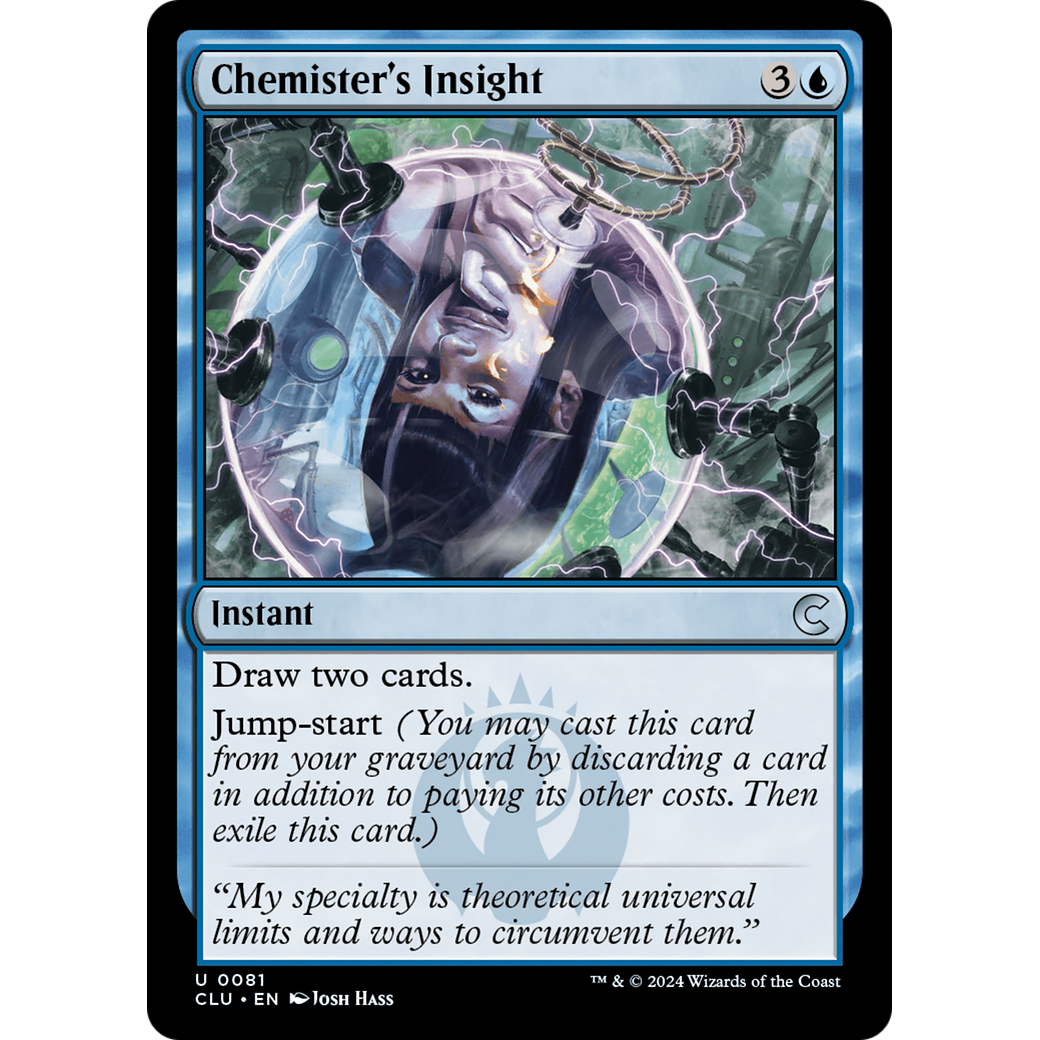 Chemister's Insight (CLU-081) - Ravnica: Clue Edition