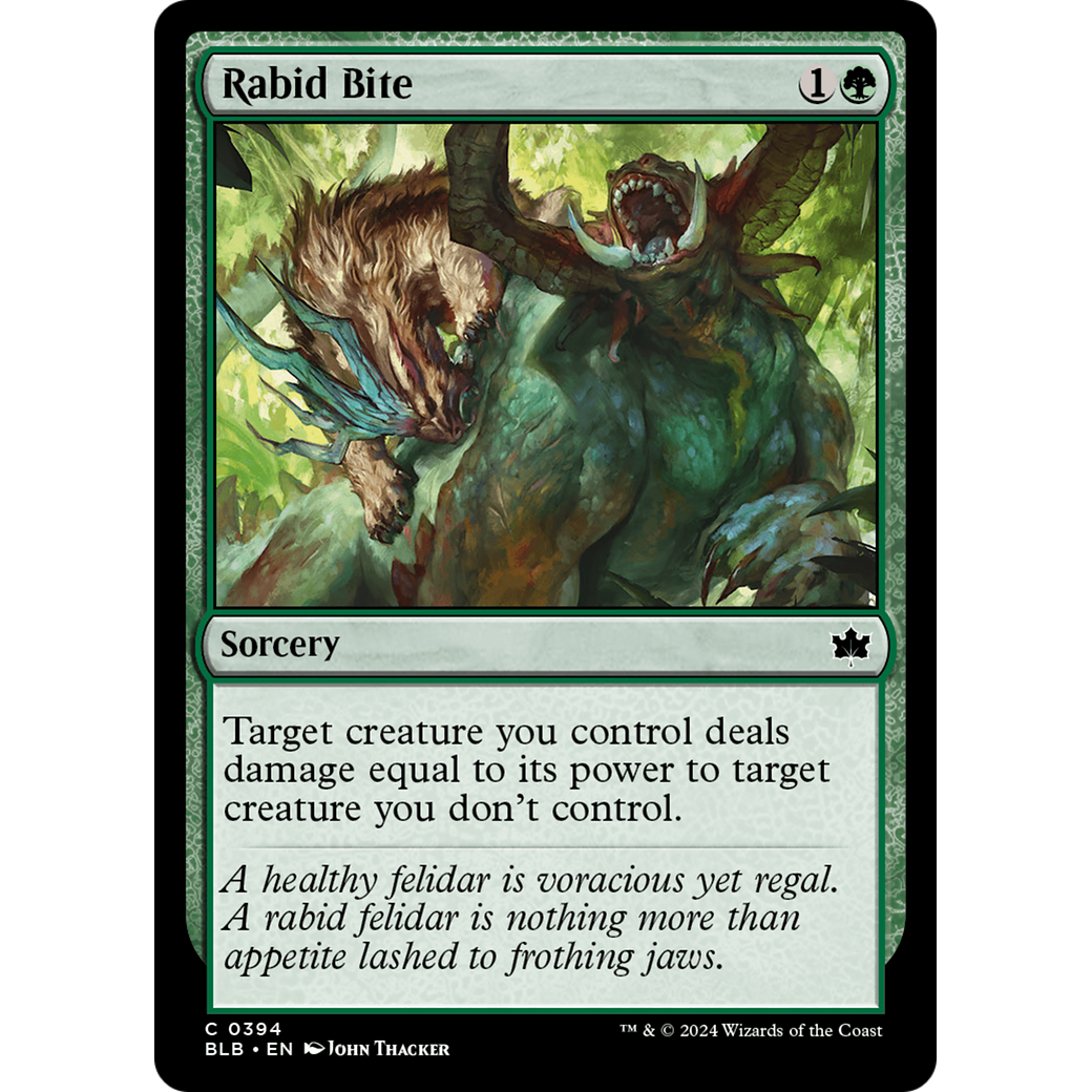 Rabid Bite (BLB-394) - Bloomburrow