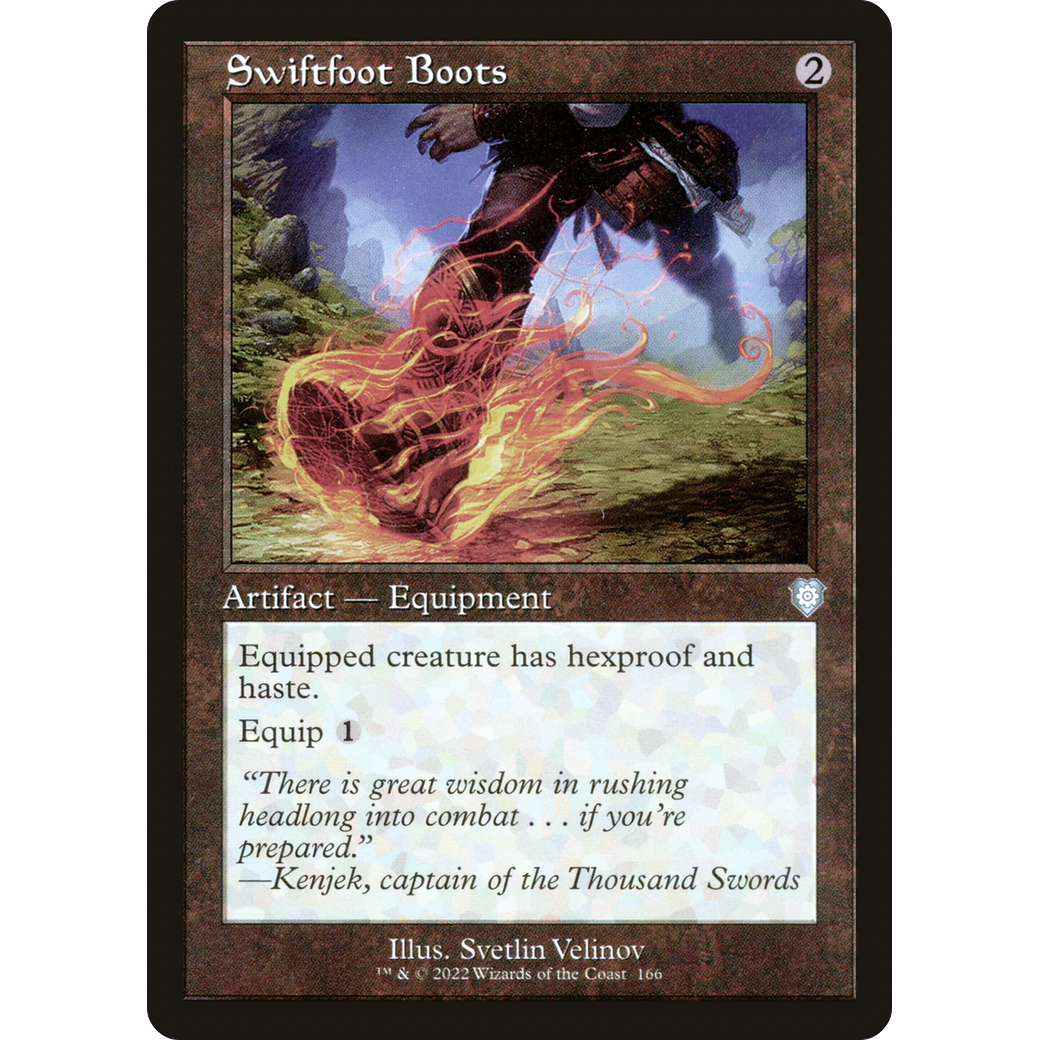 Swiftfoot Boots (Retro Frame) (BRC-166) - The Brothers' War Commander