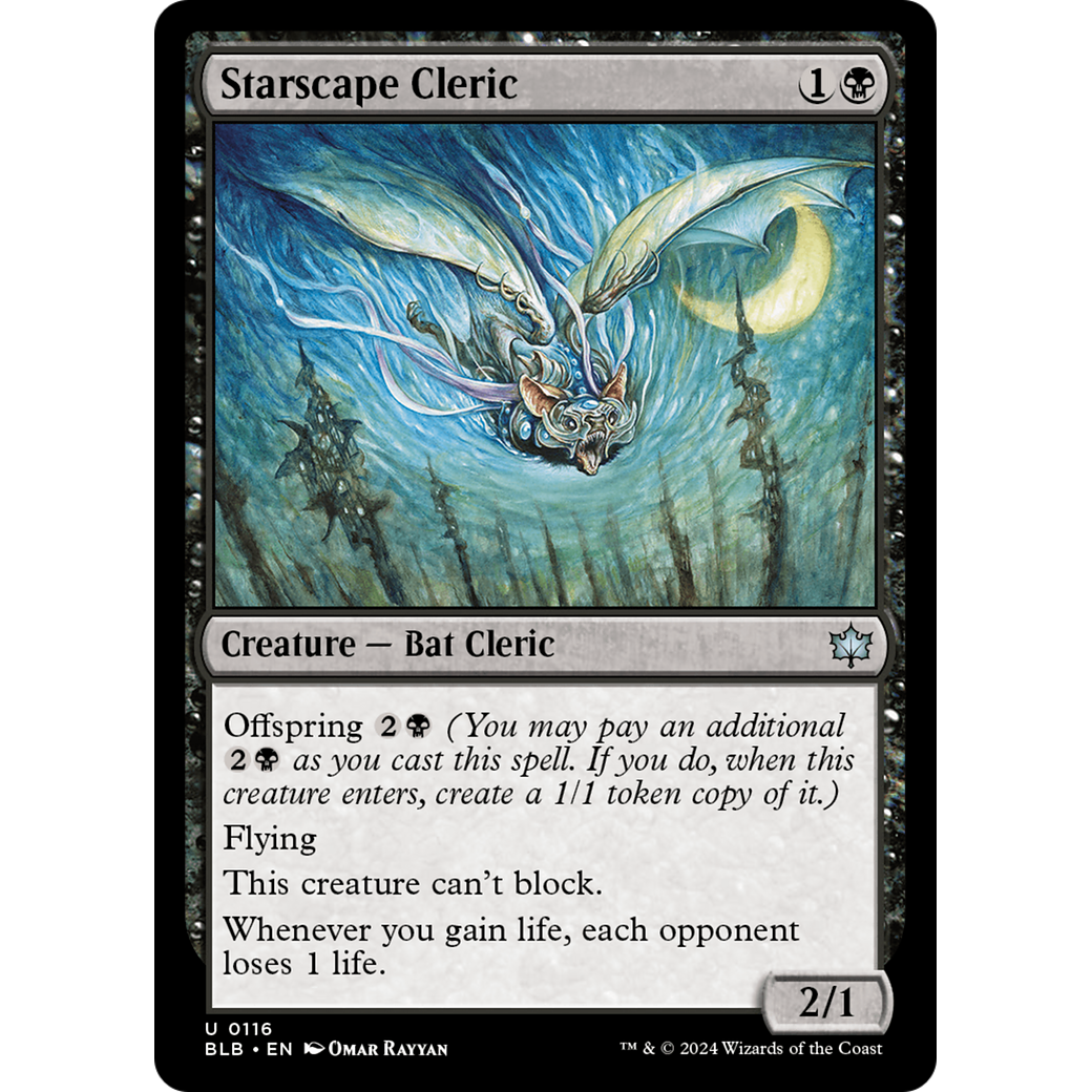Starscape Cleric (BLB-116) - Bloomburrow Foil