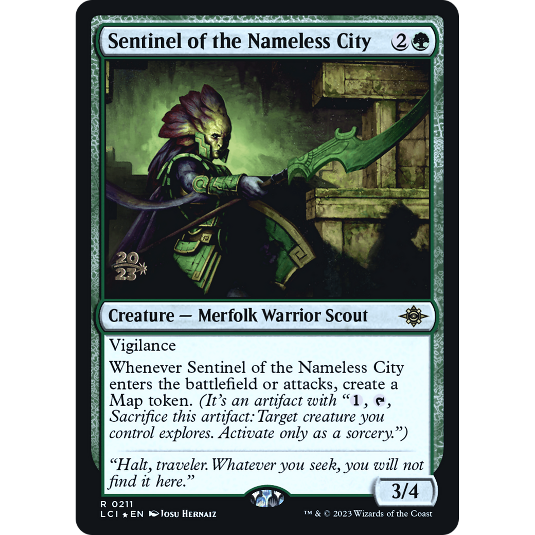 Sentinel of the Nameless City (PRE-211S) - The Lost Caverns of Ixalan Promos Foil