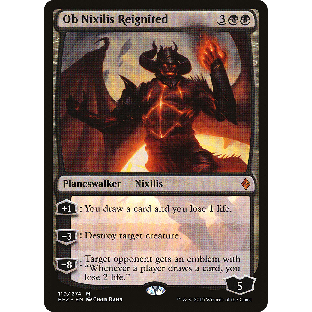 Ob Nixilis Reignited (BFZ-119) - Battle for Zendikar Foil