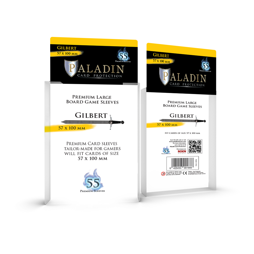 Paladin Card Protectors - Clear Gloss Large Sizes: Chronos – 70x100mm
