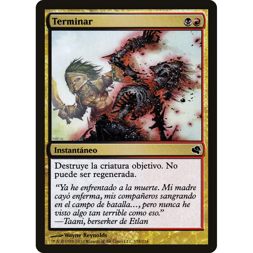 Terminate (Spanish) - "Terminar" (PS11-178) - Salvat 2011