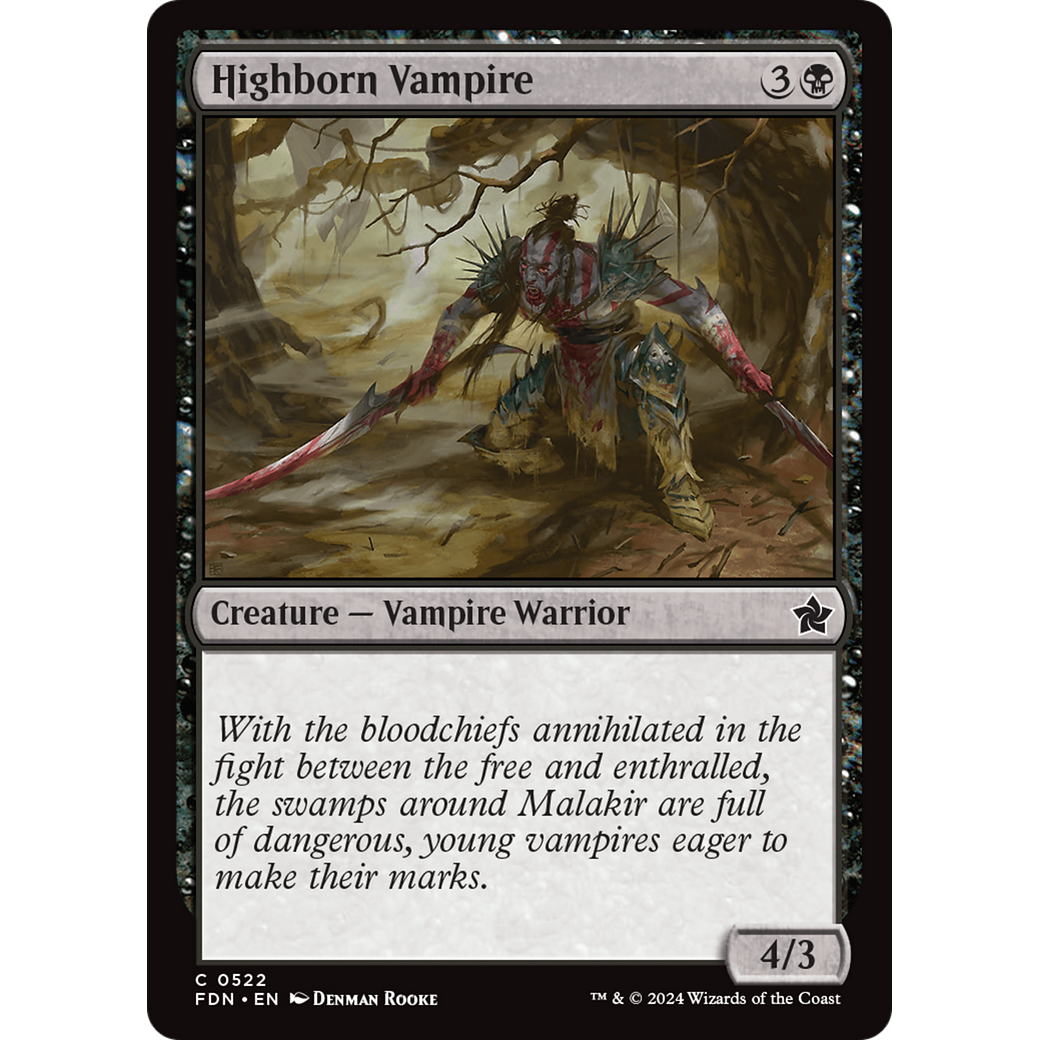 Highborn Vampire (FDN-522) - Foundations