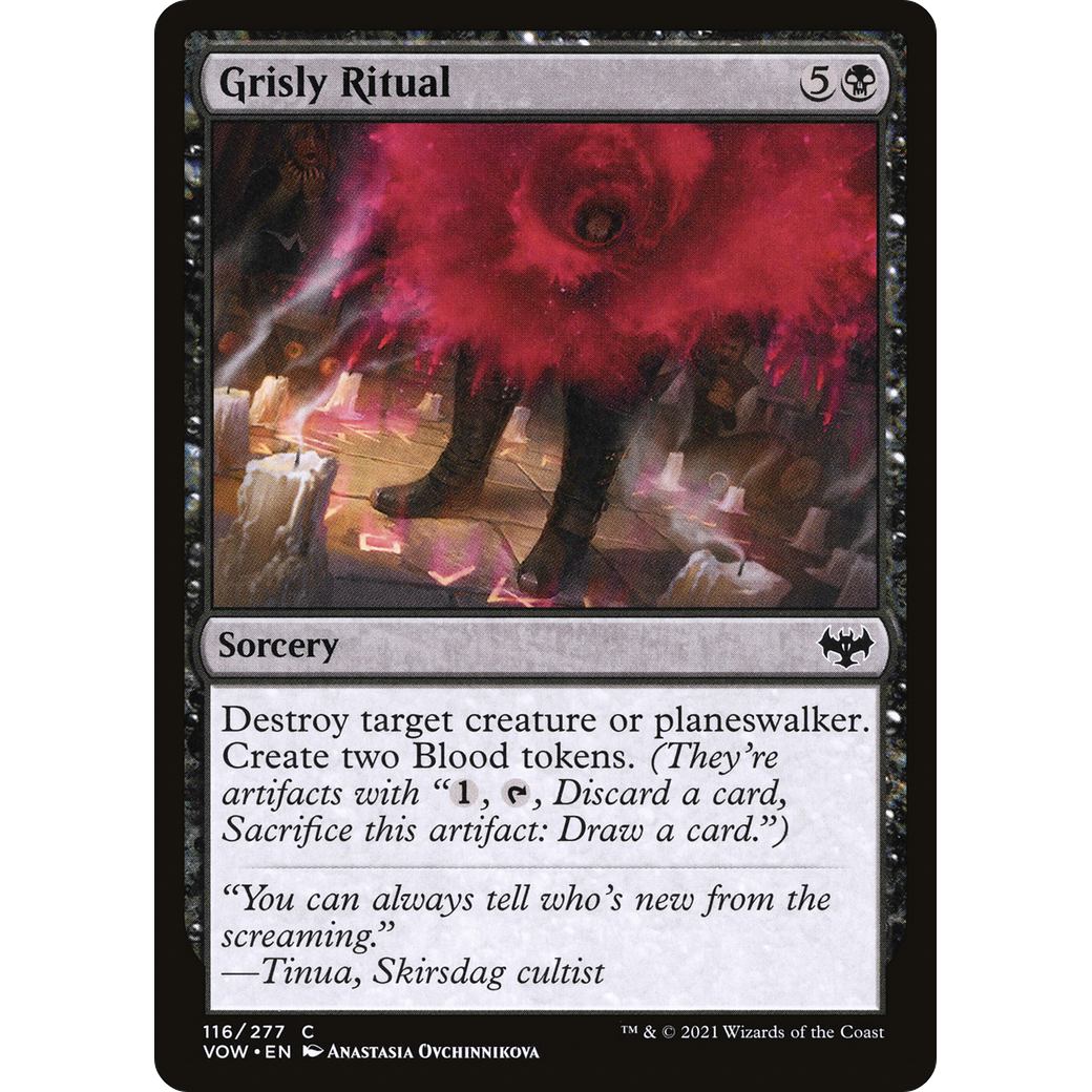 Grisly Ritual (VOW-116) - Innistrad: Crimson Vow Foil