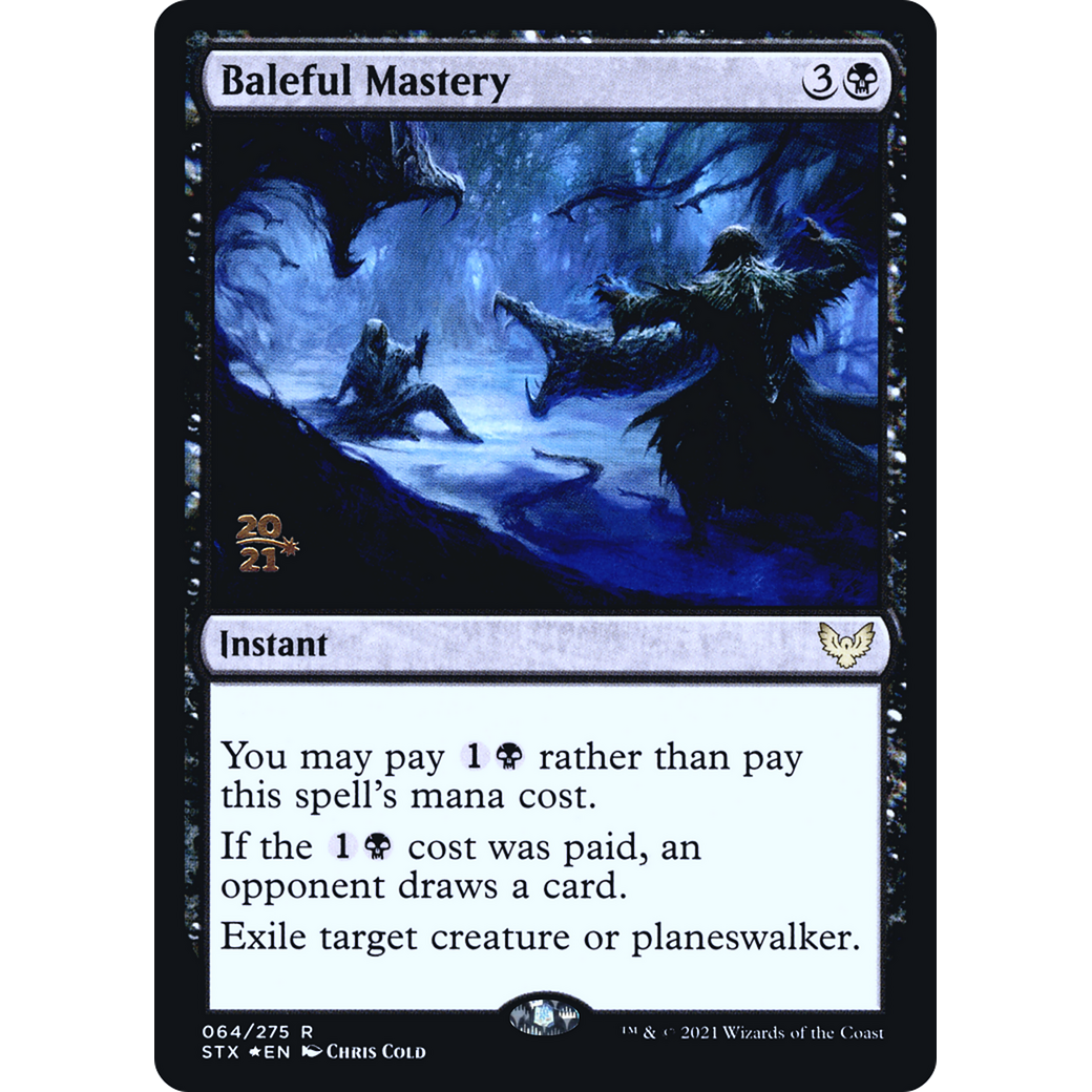 Baleful Mastery (PRE-064) - Strixhaven: School of Mages Promos Foil