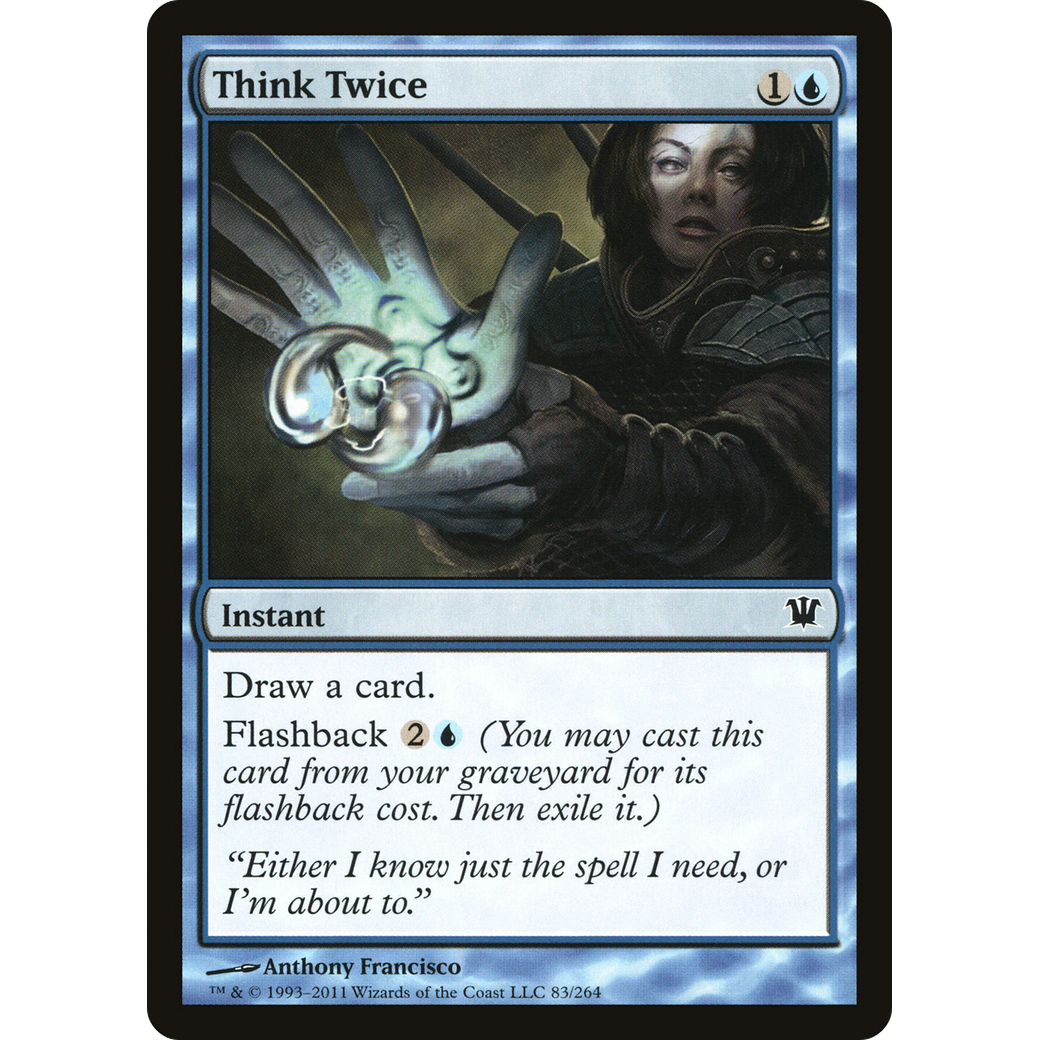 Think Twice (ISD-083) - Innistrad Foil