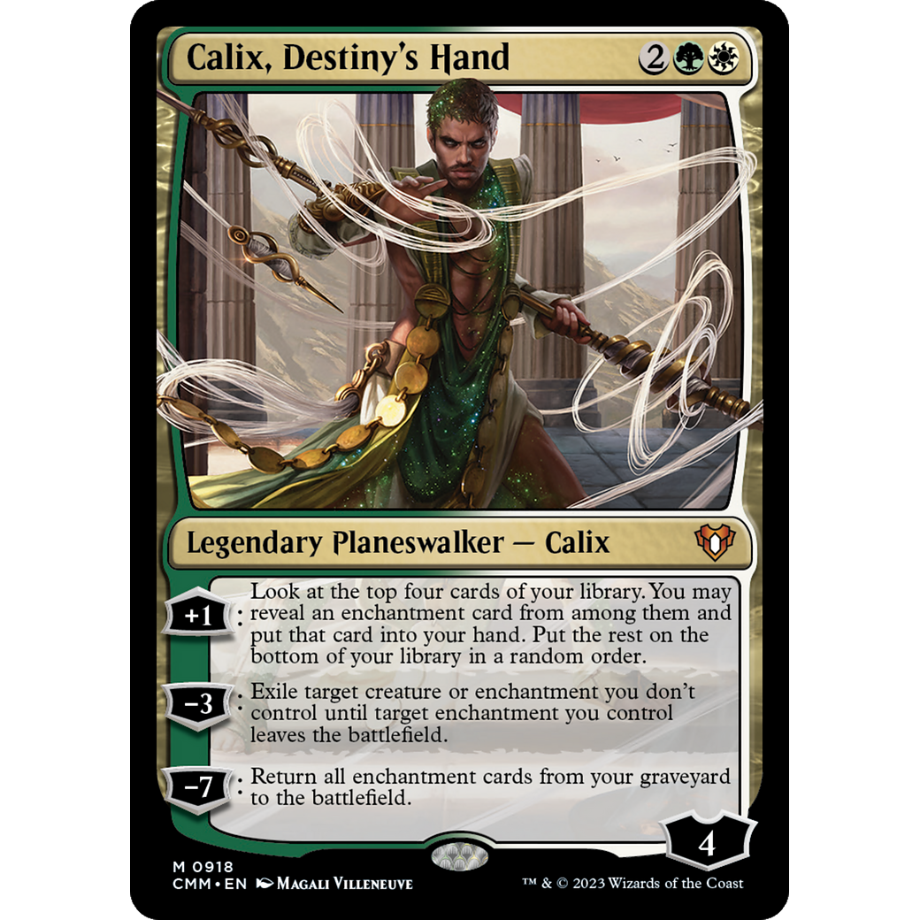 Calix, Destiny's Hand (CMM-918) - Commander Masters