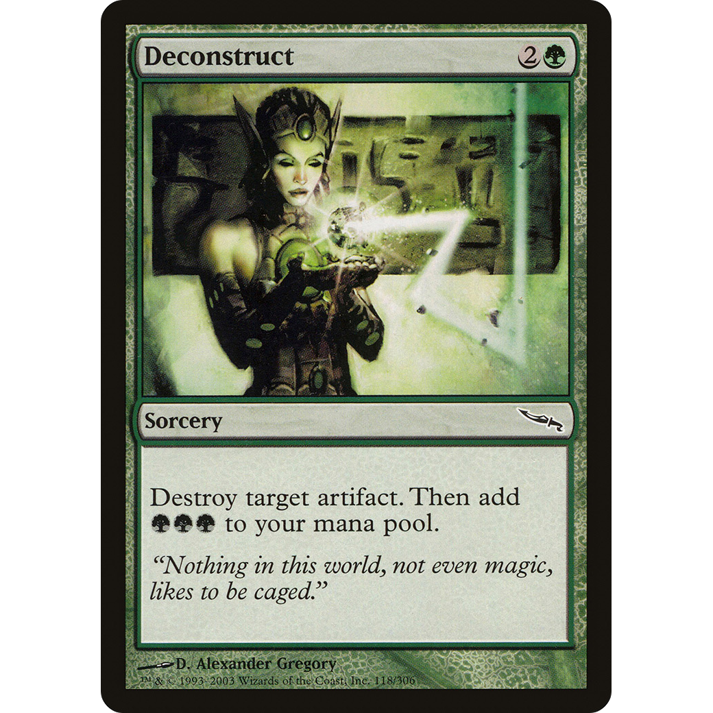 Deconstruct (MRD-118) - Mirrodin Foil
