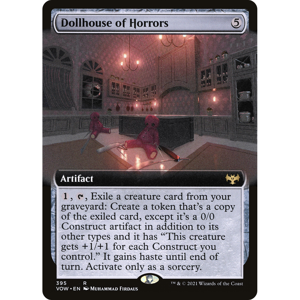 Dollhouse of Horrors (Extended Art) (VOW-395) - Innistrad: Crimson Vow: (Extended Art) Foil