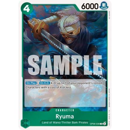 Ryuma (OP06-036) - Wings of the Captain Foil