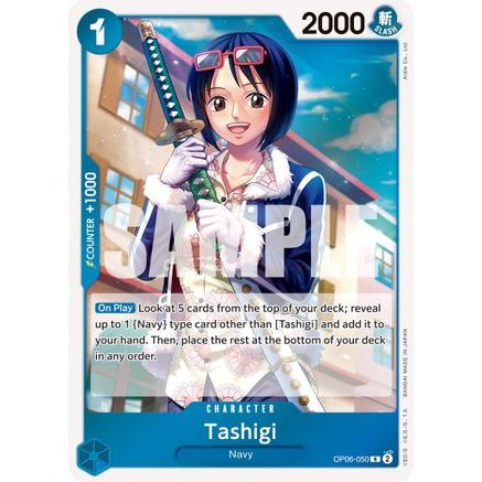 Tashigi (OP06-050) - Wings of the Captain Foil