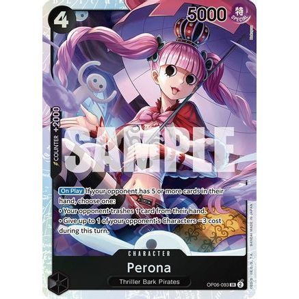Perona (093) (OP06-093) - Wings of the Captain Foil