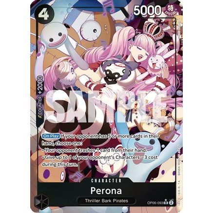 Perona (093) (Alternate Art) (OP06-093) - Wings of the Captain Foil