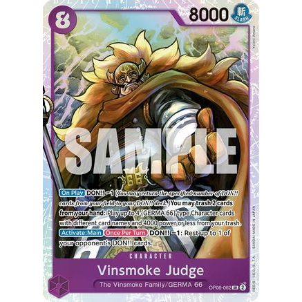 Vinsmoke Judge (OP06-062) - Wings of the Captain Foil