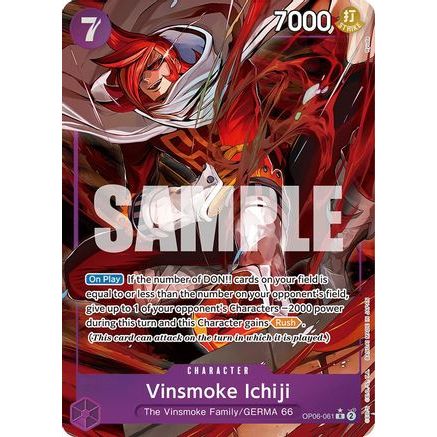 Vinsmoke Ichiji (061) (Alternate Art) (OP06-061) - Wings of the Captain Foil