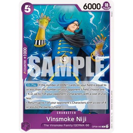 Vinsmoke Niji (065) (OP06-065) - Wings of the Captain Foil