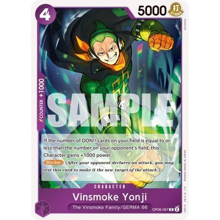 Vinsmoke Yonji (067) (OP06-067) - Wings of the Captain Foil