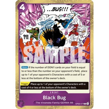 Black Bug (OP06-077) - Wings of the Captain Foil