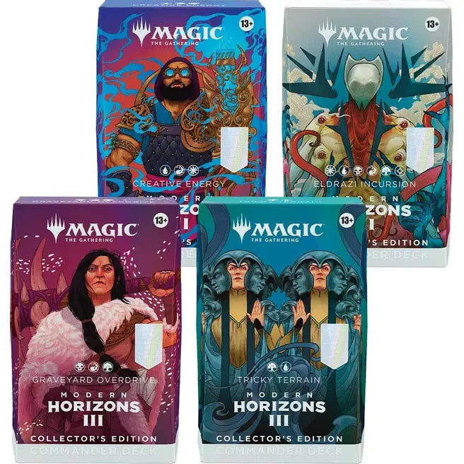 Magic the Gathering: Modern Horizons 3 Collector's Edition Commander Deck Case (Includes All 4)