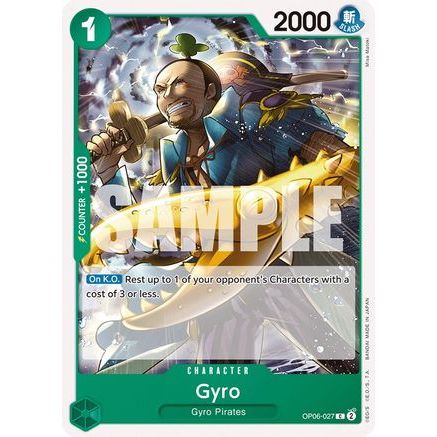 Gyro (OP06-027) - Wings of the Captain