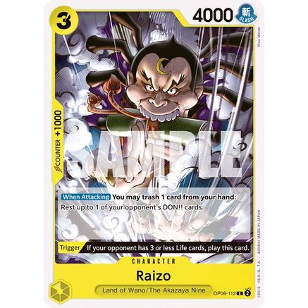 Raizo (OP06-112) - Wings of the Captain