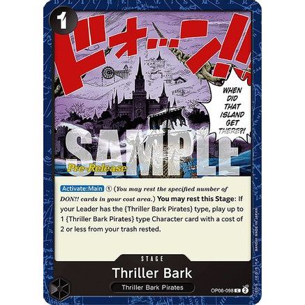 Thriller Bark (OP06-098) - Wings of the Captain Pre-Release Cards