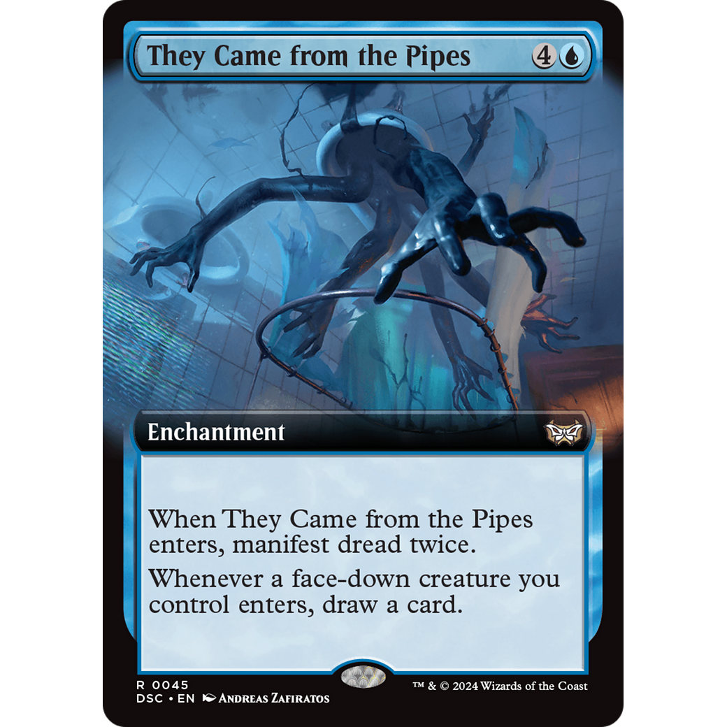 They Came from the Pipes (DSC-045) - Duskmourn: House of Horror Commander: (Extended Art)