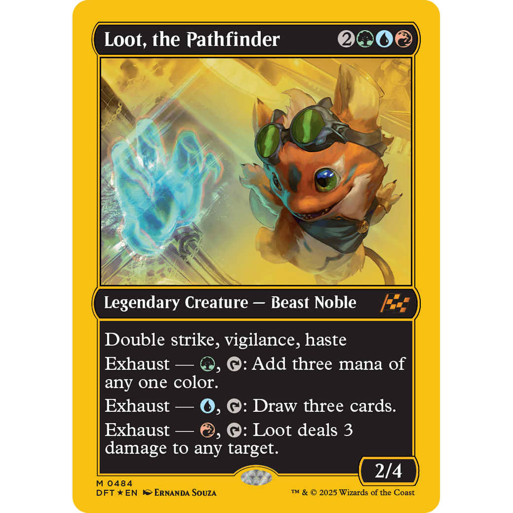 Loot, the Pathfinder (DFT-484) - Aetherdrift Foil
