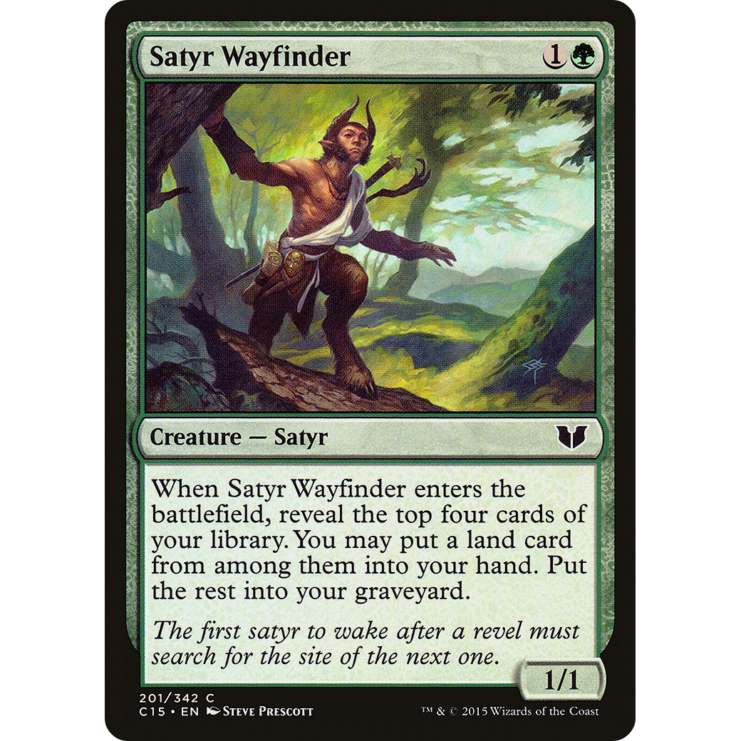 Satyr Wayfinder (C15-201) - Commander 2015