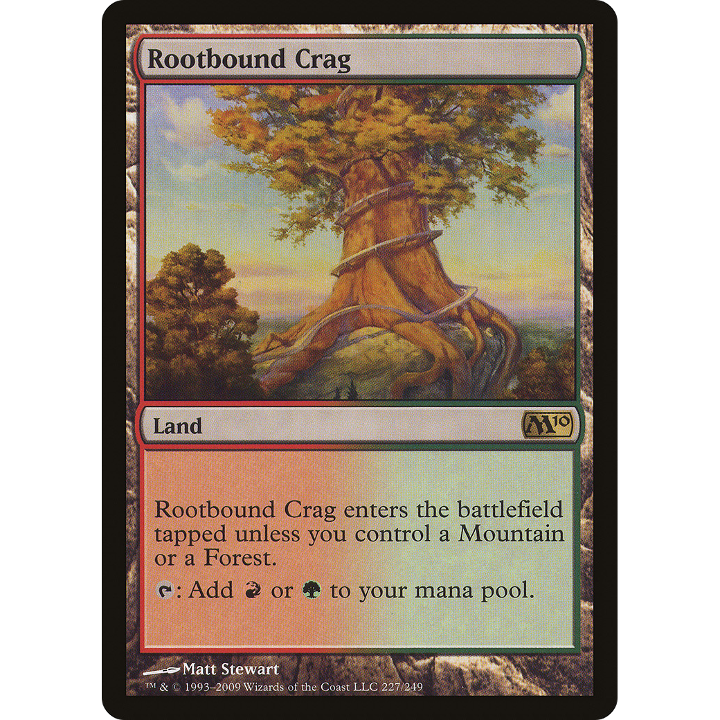 Rootbound Crag (M10-227) - Magic 2010