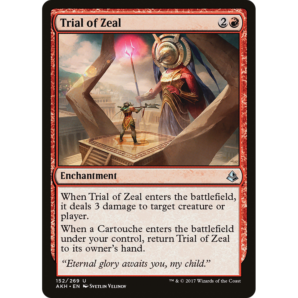Trial of Zeal (AKH-152) - Amonkhet Foil
