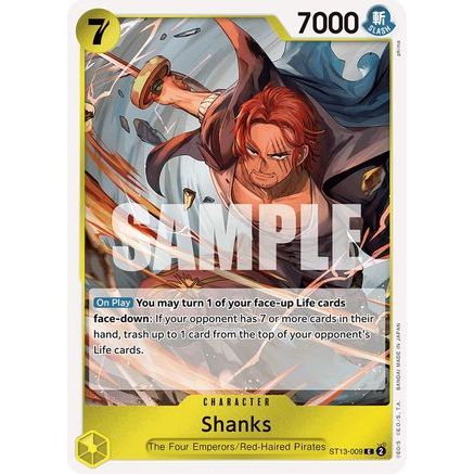 Shanks (ST13-009) - Ultra Deck: The Three Brothers Foil