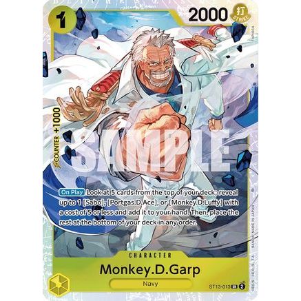 Monkey.D.Garp (ST13-013) - Ultra Deck: The Three Brothers Foil