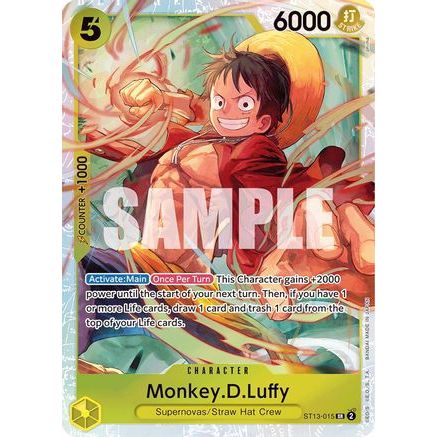 Monkey.D.Luffy (015) (ST13-015) - Ultra Deck: The Three Brothers Foil