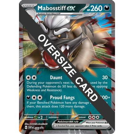 Mabosstiff ex - Jumbo Card 86 - Jumbo Cards Holofoil