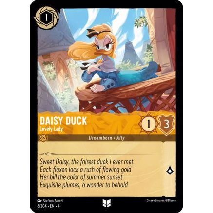 Daisy Duck - Lovely Lady (6/204) - Ursulas Return Cold Foil