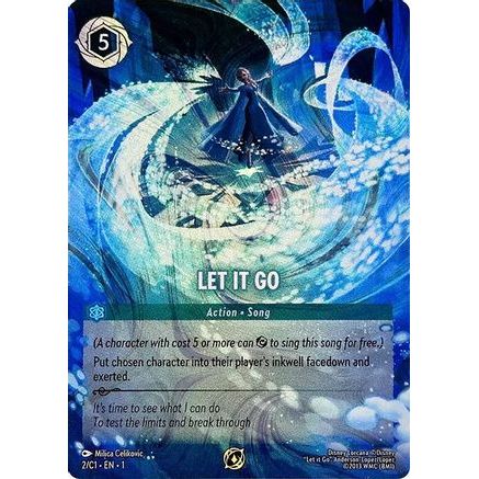 Let It Go (2) - Disney Lorcana Promo Cards Holofoil