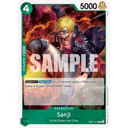 Sanji (EB01-014) - Extra Booster: Memorial Collection Foil