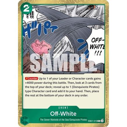 Off-White (EB01-019) - Extra Booster: Memorial Collection Foil