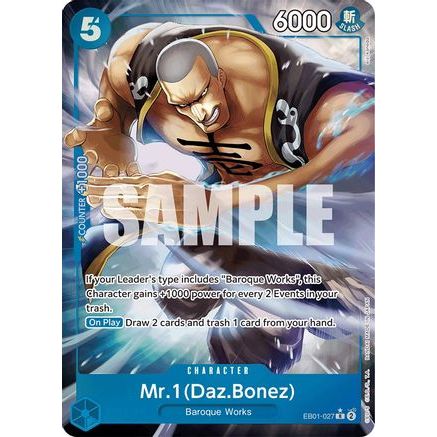 Mr. 1 (Daz.Bonez) (Alternate Art) (EB01-027) - Extra Booster: Memorial Collection Foil
