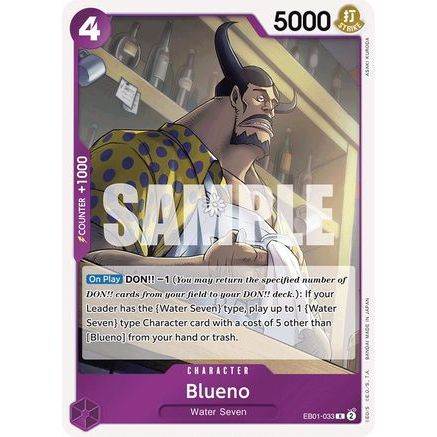 Blueno (033) (EB01-033) - Extra Booster: Memorial Collection Foil