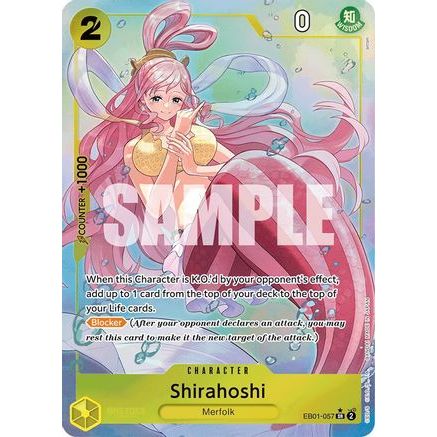 Shirahoshi (Alternate Art) (EB01-057) - Extra Booster: Memorial Collection Foil