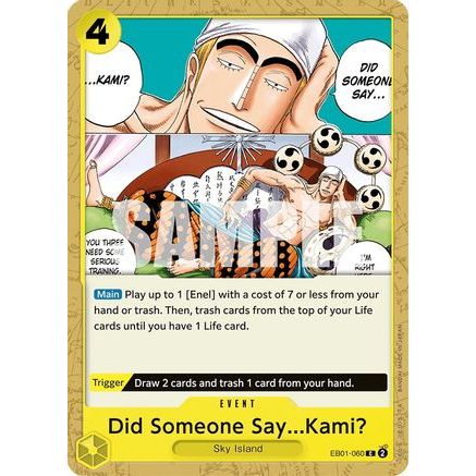 Did Someone Say...Kami? (EB01-060) - Extra Booster: Memorial Collection