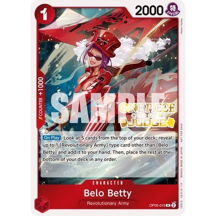 Belo Betty (Judge Pack Vol. 3) (OP05-015) - One Piece Promotion Cards Foil