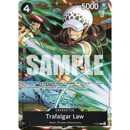 Trafalgar Law (Event Pack Vol. 4) (P-038) - One Piece Promotion Cards Foil