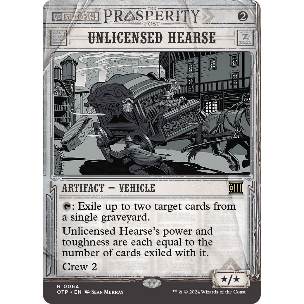 Unlicensed Hearse (OTP-064) - Breaking News: (Showcase) (Borderless)