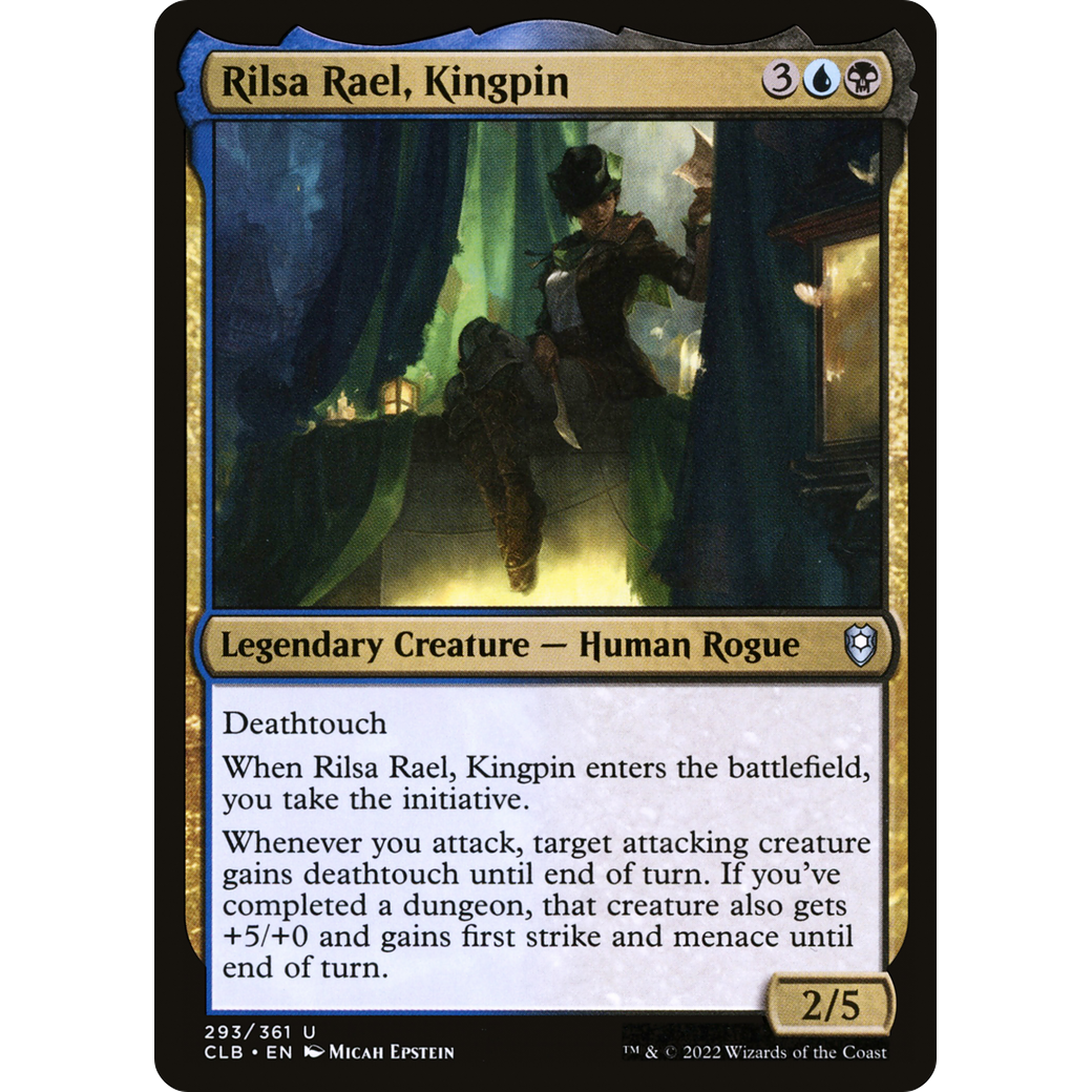 Rilsa Rael, Kingpin (CLB-293) - Commander Legends: Battle for Baldur's Gate