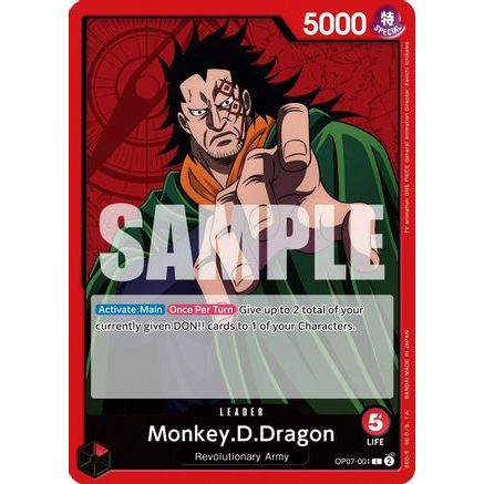 Monkey.D.Dragon (001) (OP07-001) - 500 Years in the Future